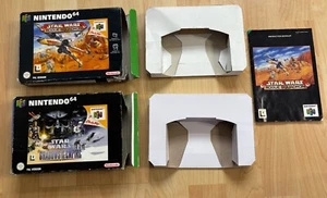 Star Wars Shadows Of The Empire & Rouge Squadron nur Boxen, Pal, guter Zustand - Bild 1 von 11