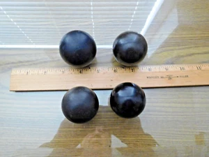 Lot of 4 black shift knobs-fits Hurst plus others 1/2 x 13 thread-u get 4 knobs - Picture 1 of 7