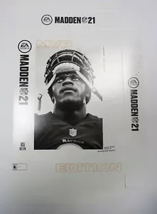 Lamar Jackson Madden 21 MVP Edition preorder Store Display Large Game Box - Picture 1 of 5