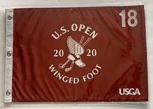 2020 US Open Flag Winged Foot golf red pin flag Bryson Dechambeau wins - Picture 1 of 12