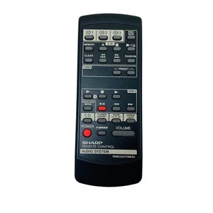 Control remoto del sistema de audio Sharp (modelo RRMCG0177AWSA) PROBADO - Funciona - Imagen 1 de 2