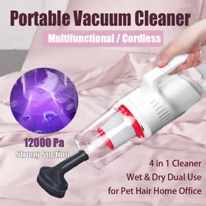 120W Cordless Handheld Vacuum Cleaner Portable Small Mini Car Auto Home Wireless - Picture 1 of 12