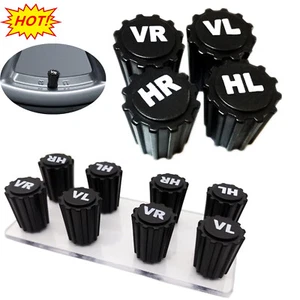 8/16Pcs Valve Caps With Tyre Label Marking for Cars Trucks Bike - Picture 1 of 9