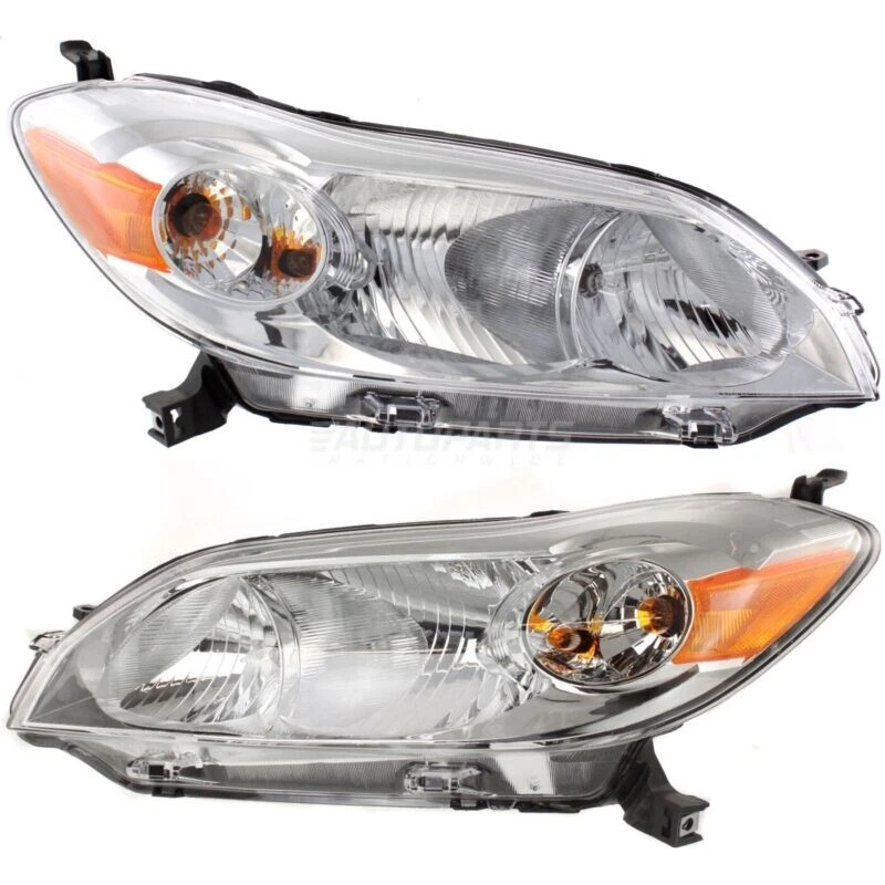 Новая левая и правая галогенные фары в сборе подходят для универсала Toyota Matrix 2009-2014 годов выпуска - Изображение 1 из 4