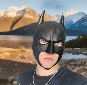 Batman Superhero Cosplay Party Halloween Latex Full Mask  - Picture 1 of 10