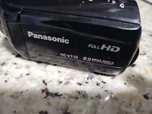 Panasonic HC-V110 Camcorder HD 8.9MP 72X Zoom Video Camera Digital Recorder BLK - Picture 1 of 10