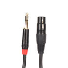 XLR Female To TRS Cable 3 Pin XLR To 1/4in TRS Stereo Plug Balanced Intercon GSA