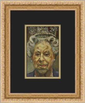 Impresión enmarcada personalizada Lucian Freud Su Majestad la Reina Isabel II Foto 1 de 2