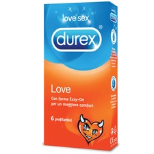 Preservativi Durex Love Classici in Confezioni da 6 Profilattici 