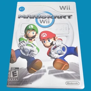 Disque et étui Nintendo Wii Mario Kart sans livret 2008 - Photo 1/4