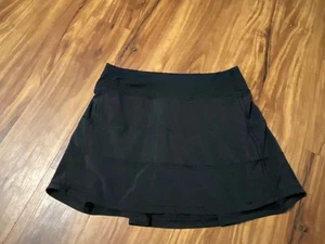 Lululemon Black Pace Rival Mid Rise Skort, Size 4 - Bild 1 von 4