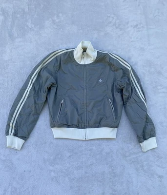 Женские Ralph Lauren Polo джинсы Co куртка ветровка Bomber с подкладкой Sz M серый винтажный - Изображение 1 из 4