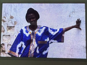 Good Looking African Woman (Jorjo) 35mm Amateur Slide Vintage  - Picture 1 of 3