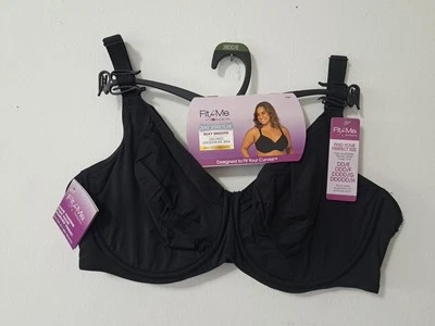 Sujetador camiseta diario Fit for Me by Fruit of the Loom para mujer, talla 38DD (E) Foto 1 de 4