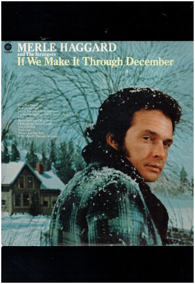 MERLE HAGGARD IF WE MAKE IT THROUGH DECEMBER 1974 VINYL  ALBUM - Image 1 of 1