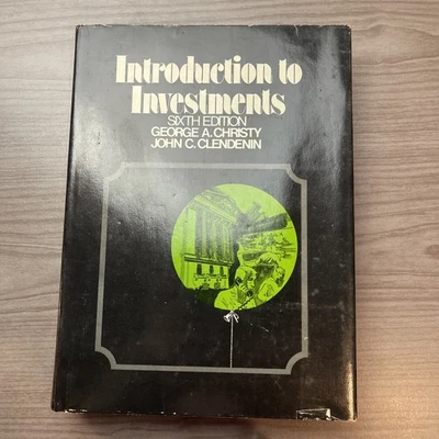 Introduction to Investments Christy/Clendenin McGraw-Hill Series in Finance - Image 1 of 4