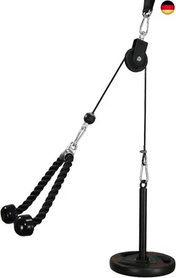 LFJ Fitness Latzug Gym Kabelzug Unterarmtrainer Arm-Krafttraining Trizeps Seil - Bild 1 von 4