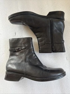 Clarks Maye Grace Womens Bootie Women’s 9 Black Leather Ankle Boots - Picture 1 of 14