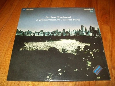 BARBRA STREISAND: A HAPPENING IN CENTRAL PARK Laserdisc BRAND NEW SEALED MUSIC Foto 1 de 2