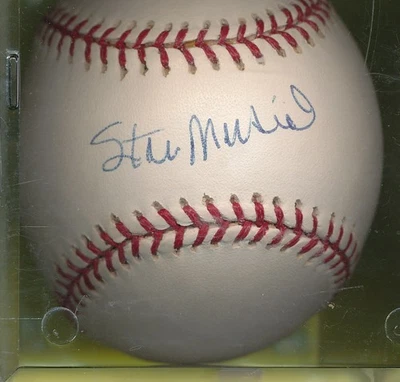 SIGNED STAN MUSIAL HOF SELIG BASEBALL AUTHENTIC INK AUTO GENUINE AUTOGRAPH TPHLC - Image 1 of 4