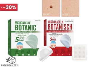 Microneedles Botanical Skin Tag Removal Patch - Quick Acting - 9pcs/Box - Picture 1 of 23