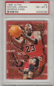 Michael Jordan 1996 Fleer Ultra Scoring Kings #4 NM-MT PSA 8