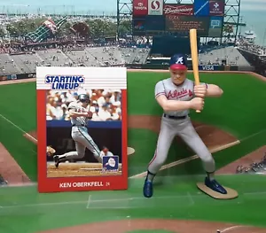 Tarjeta y figura de béisbol sueltas Ken Oberkfell 1988 alineación inicial - Atlanta Braves - Imagen 1 de 2