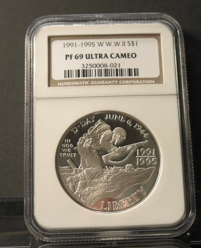 1991-95  D  WW II.   WEST POINT MINT  NGC PROOF PF 69 - Image 1 of 1