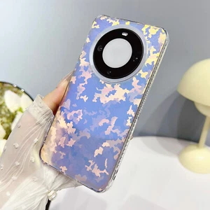 Fluorescent Iridescent Translucent Case Color Changing Cover For Huawei Mate 60 - Picture 1 of 13
