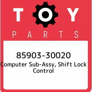 85903-30020 Toyota Computer sub-assy, shift lock control 8590330020, New Genuine - Picture 1 of 1
