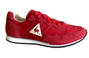 Le Coq Sportif Milos Vintage Red Lifestyle Sneakers Men's 42 Shoes Trainers 9 - Picture 1 of 12