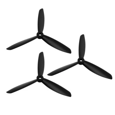 3stk 6x4,5 Inches 3Flügel elektronisch RC Flugkraft CCW Propeller m Loch Adapter - Bild 1 von 4