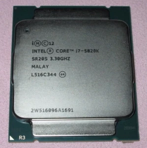 Intel Core i7-5820K 6-core 3.30GHz 15MB 140W LGA-2011 CPU processor - Picture 1 of 1