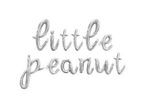 LITTLE PEANUT Cursive Letter Balloon Banner - Baby Shower Party Decorations - Picture 1 of 20
