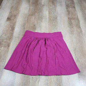J. Crew Women's Solid Pocketed Mini Skirt Plum Purple Medium - Picture 1 of 5