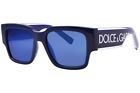 Dolce & Gabbana DX6004 309455 Sunglasses Youth Kids Boy's Blue/Blue Mirror 49mm