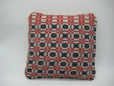 Funda de almohada falsa - Cobertor antiguo - Almohada decorativa - Almohada de acento22 Foto 1 de 3