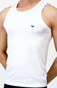 Canotta Girocollo in Cotone Elasticizzato Emporio Armani - Foto 1 di 3