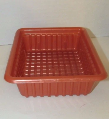 Step 2 play kitchen bin replacement piece copper brown colored basket drawer - Image 1 of 4