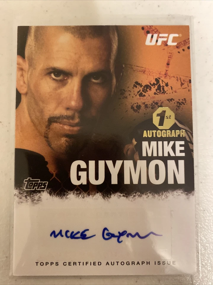 2010 Topps UFC Series 4 Fighter Auto Mike Guymon #FA-MG 1st Rookie Auto RC - Image 1 of 1