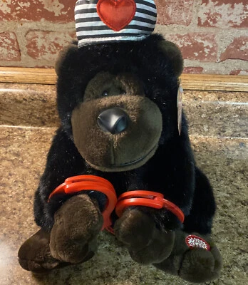 NEW Dan Dee Musical VALENTINES Rescue Me Monkey Handcuffs Plush TESTED - Image 1 of 4