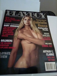PLAYBOY MAGAZINE JANUARY 2001 Holiday Issue Gabrielle Reece GOLDBERG Gabby Laird - Picture 1 of 2