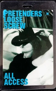 Pretenders Backstage Pass Laminate " All Access - Picture 1 of 1