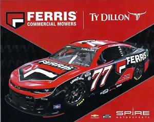 2023 TY DILLON "FERRIS MOWERS" SPIRE MOTORSPORTS #77 NASCAR CUP SERIES POSTCARD - Picture 1 of 2