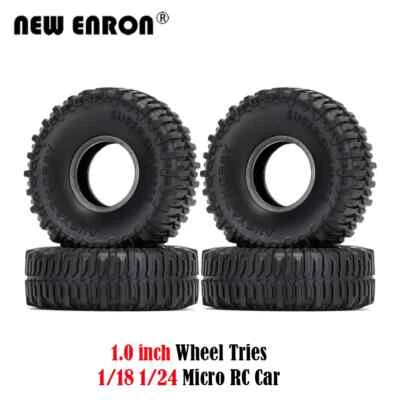 1.0" Wheel Tyre Super Swamper Mud Tires for RC 1/18 TRX4M Axial SCX24 1/24 FCX24 - Image 1 of 4
