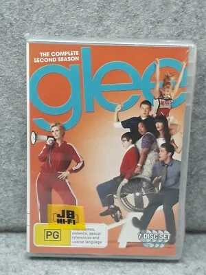NEW: GLEE Season 2 Drama Sing TV Series 7 Disc DVD Set Region 4 PAL Parcel Post - image 1 of 3