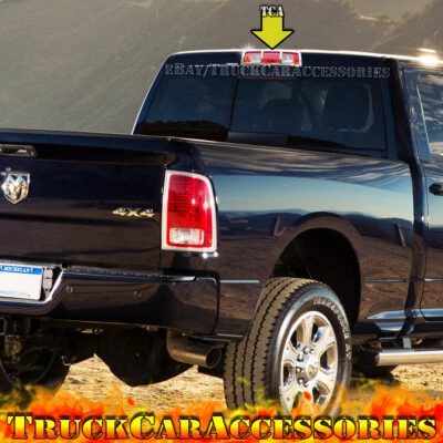 Tercera cubierta de luz de freno cromada para Dodge Ram 2009-2012 13 14 15 16 17 Foto 1 de 3