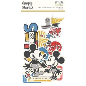 Historias simples ~ SAY CHEESE CLASSIC MOUSE ~ Piezas de página ~ Disney - Imagen 1 de 2