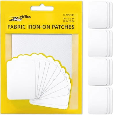 Parches de tela de calidad superior para planchar por dentro y por fuera pegamento más fuerte 100 % Foto 1 de 4