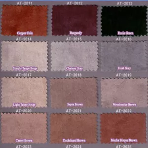 STRETCH FAUX SUEDE LEATHER LIKE SPANDEX SUEDETTE JACKET AUTO UPHOLSTERY FABRIC - Picture 1 of 115